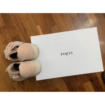 Pre-owned Ports 1961 Pink Suede Trainers