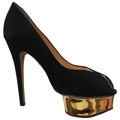 Pre-owned Charlotte Olympia Heels In Black