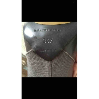 Pre-owned Balenciaga Cloth Heels In Multi