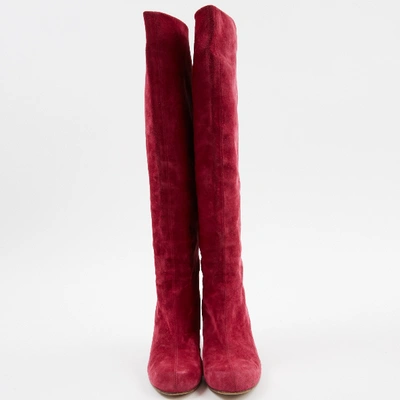 Pre-owned Michel Vivien Boots In Pink