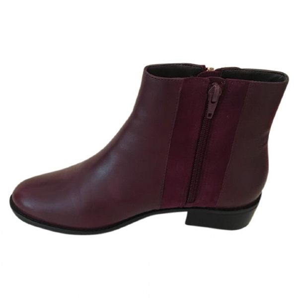 dune burgundy boots