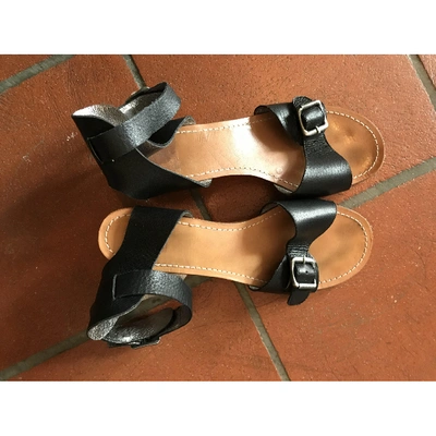 Pre-owned Dolce Vita Black Leather Sandals