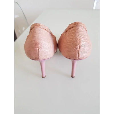 Pre-owned Narciso Rodriguez Leather Heels In Pink