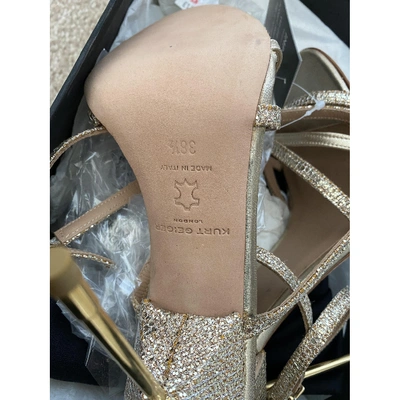 Pre-owned Kurt Geiger Leather Heels In Gold