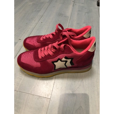 Pre-owned Atlantic Stars Trainers In Pink