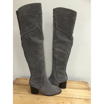 Pre-owned Rebecca Minkoff Boots In Grey