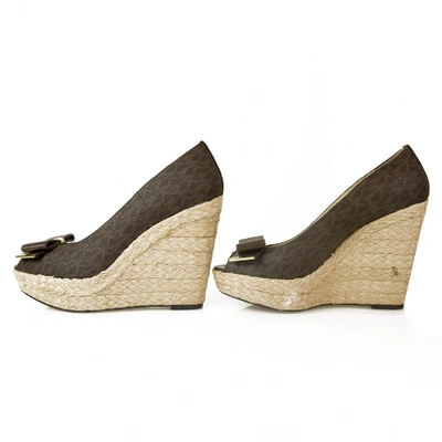 Pre-owned Michael Kors Brown Synthetic Espadrilles