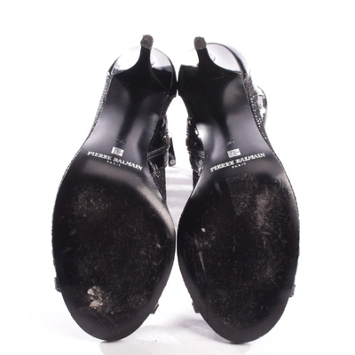 Pre-owned Pierre Balmain Black Ankle Boots