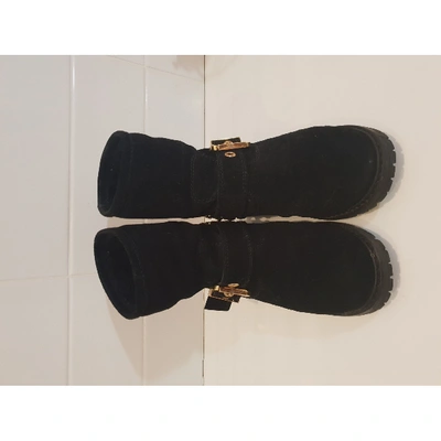 Pre-owned Giuseppe Zanotti Snow Boots In Black