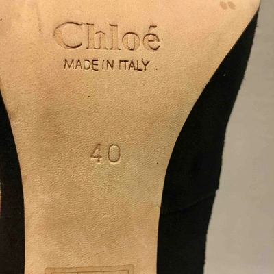 Pre-owned Chloé Heels In Black