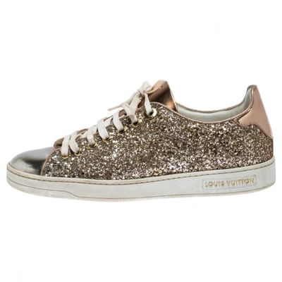 Pre-owned Louis Vuitton Frontrow Metallic Glitter Trainers