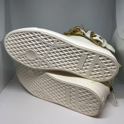 Pre-owned Giuseppe Zanotti Leather Trainers In White