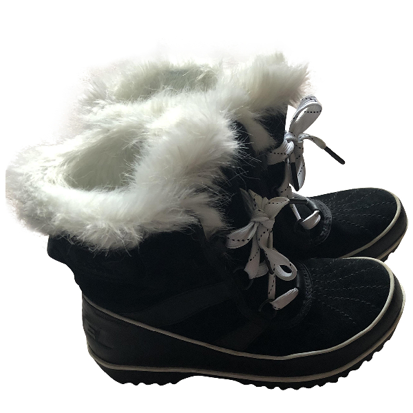 sorel black suede boots