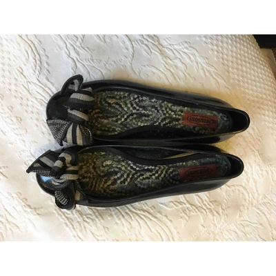 Pre-owned Missoni Ballet Flats In Black