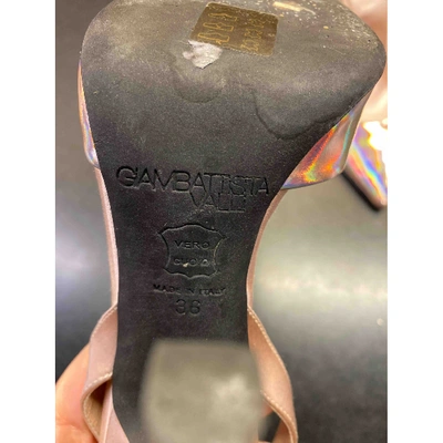 Pre-owned Giambattista Valli Leather Heels In Beige