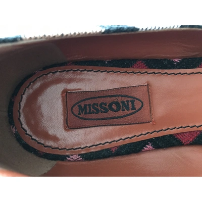 Pre-owned Missoni Cloth Flats In Multicolour
