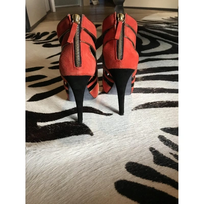 Pre-owned Aperlai Sandals In Orange