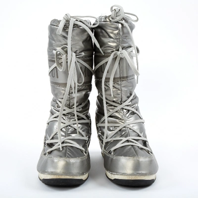 Pre-owned Moon Boot Silver Boots