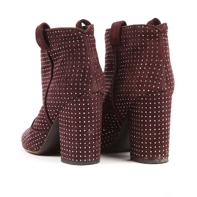 Pre-owned Laurence Dacade Boots In Burgundy