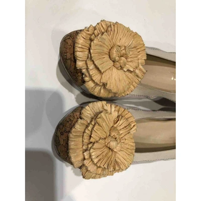 Pre-owned Chanel Leather Ballet Flats