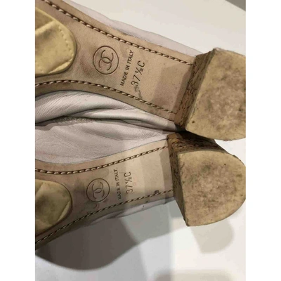 Pre-owned Chanel Leather Ballet Flats
