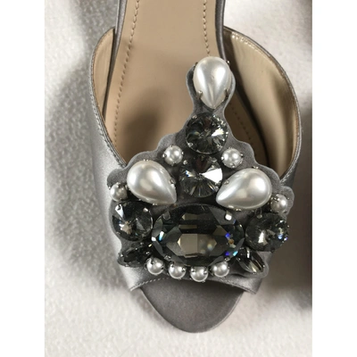 Pre-owned Rodo Grey Cloth Sandals