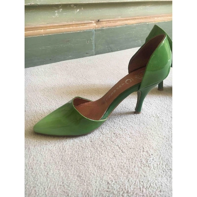 Pre-owned Jeffrey Campbell Patent Leather Heels In Green