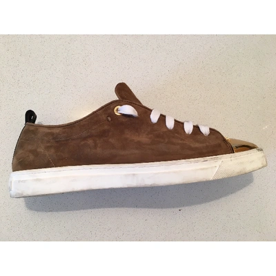 Pre-owned Bally Brown Suede Trainers