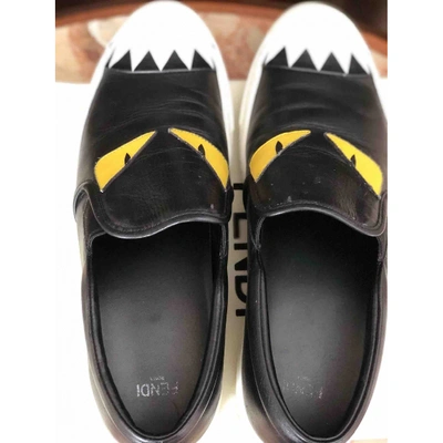 Pre-owned Fendi Multicolour Leather Trainers