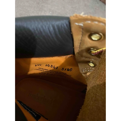 Pre-owned Timberland Boots In Brown