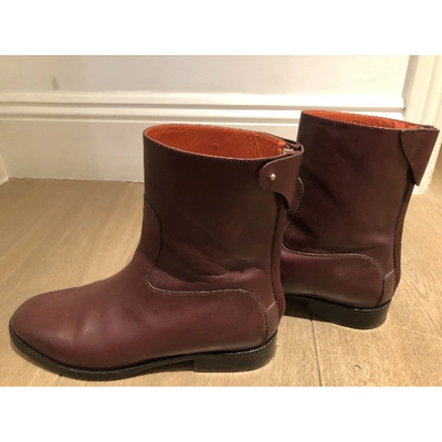 Pre-owned Chloé Brown Leather Boots