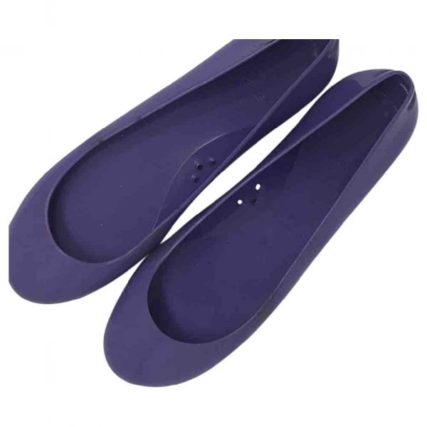 rubber ballet flats