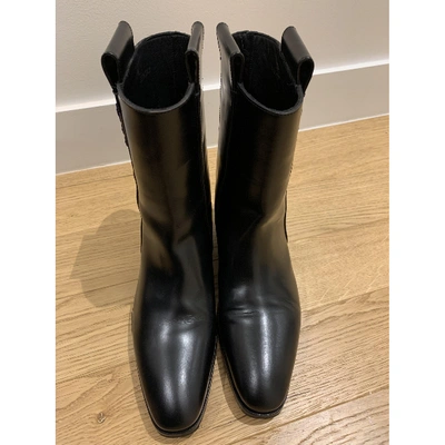 Pre-owned Dsquared2 Black Leather Boots