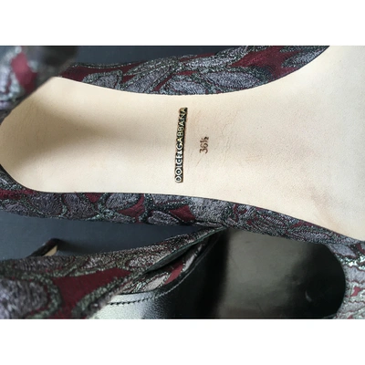 Pre-owned Dolce & Gabbana Cloth Heels In Multicolour