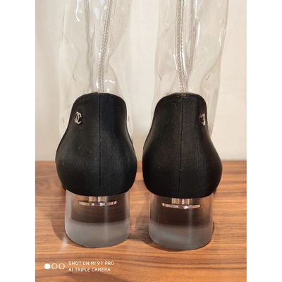 Pre-owned Chanel Boots In Black