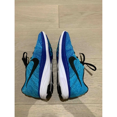 Pre-owned Nike Blue Cloth Trainers