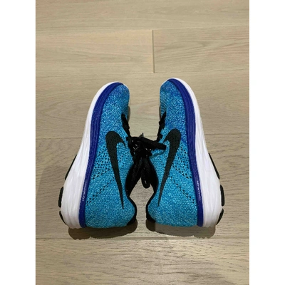 Pre-owned Nike Blue Cloth Trainers