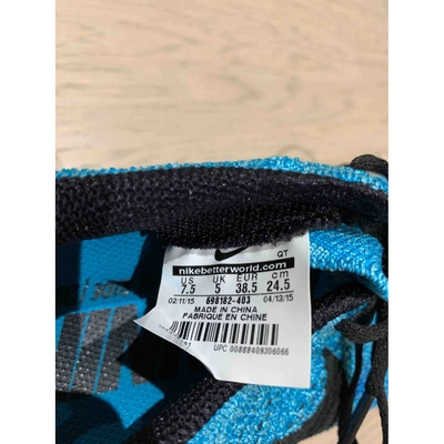 Pre-owned Nike Blue Cloth Trainers