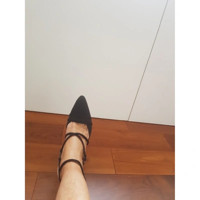 Pre-owned Emanuel Ungaro Leather Heels In Black