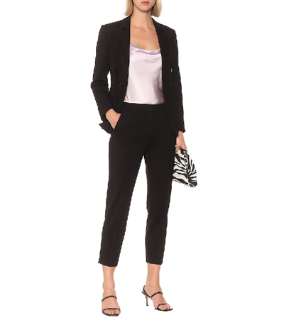 Shop Dorothee Schumacher Emotional Essence High-rise Pants In Black
