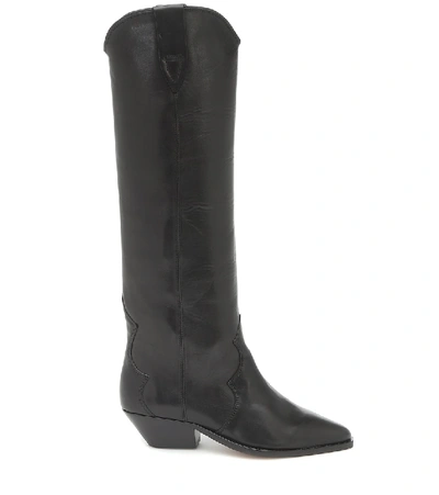 Isabel Marant Marant Denvee 40mm Knee High Boots In Black