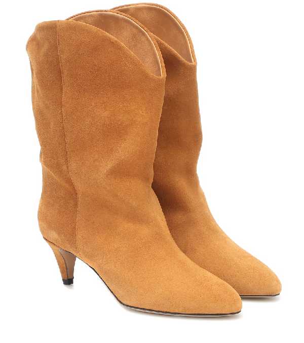 isabel marant dernee suede ankle boots