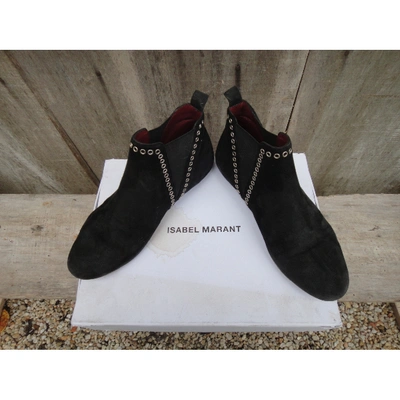 Pre-owned Isabel Marant Ankle Boots In Black