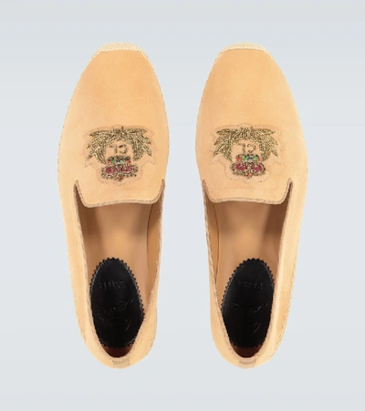 Shop Christian Louboutin Nanou Orlato Espadrilles In Beige