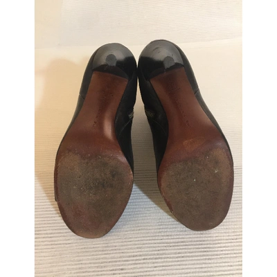 Pre-owned Barbara Bui Black Leather Ankle Boots