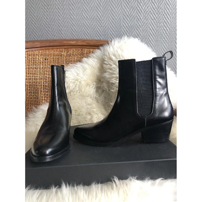 Pre-owned Filippa K Black Leather Boots