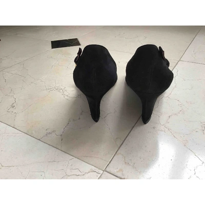 Pre-owned Loewe Sandals In Black