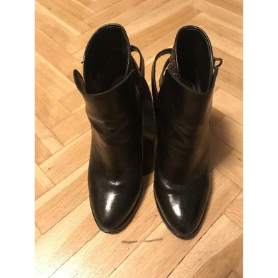 Pre-owned Markus Lupfer Leather Boots In Black