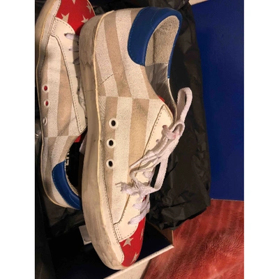 GOLDEN GOOSE Pre-owned Cloth Trainers In Multicolour