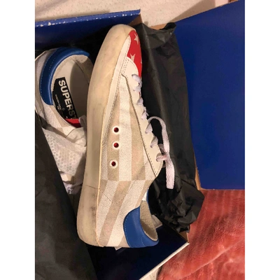 GOLDEN GOOSE Pre-owned Cloth Trainers In Multicolour